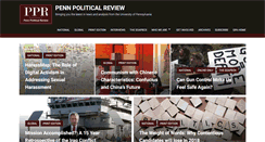 Desktop Screenshot of pennpoliticalreview.org